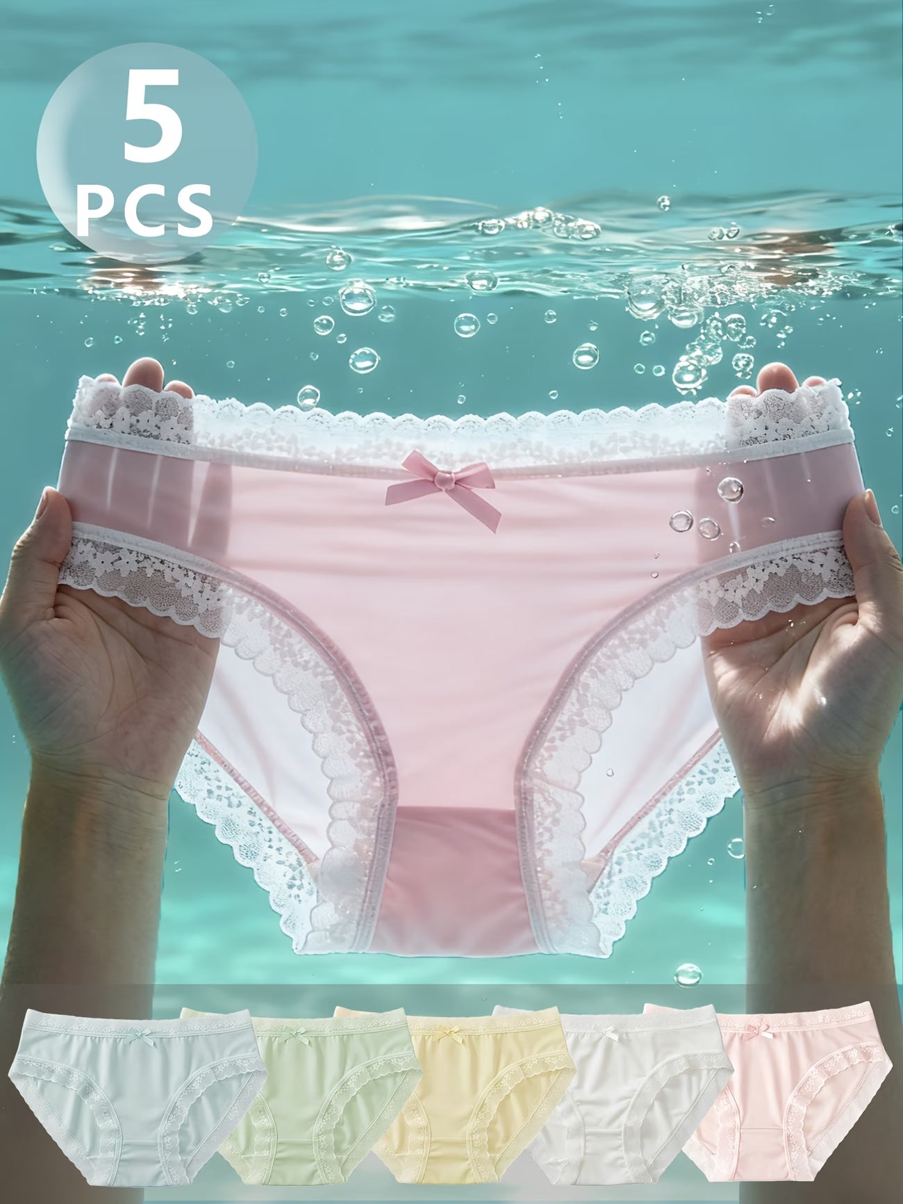 Luxury Seamless Women Panties | Ultra-Soft Breathable Stretch Underwear for Everyday Comfort( pack of 5 )