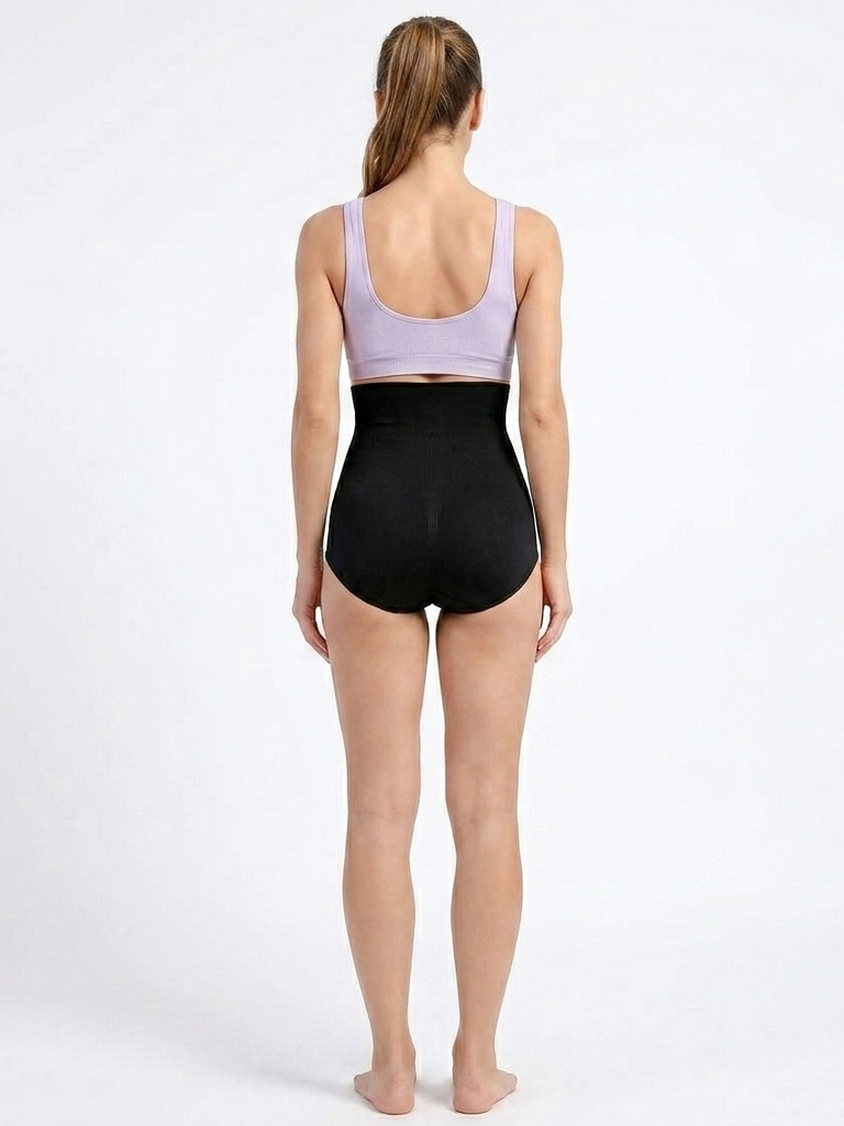 Seamless High-Waist Tummy Control Panties – Ultra-Breathable Body Shaper & Slimming Underwear for Women