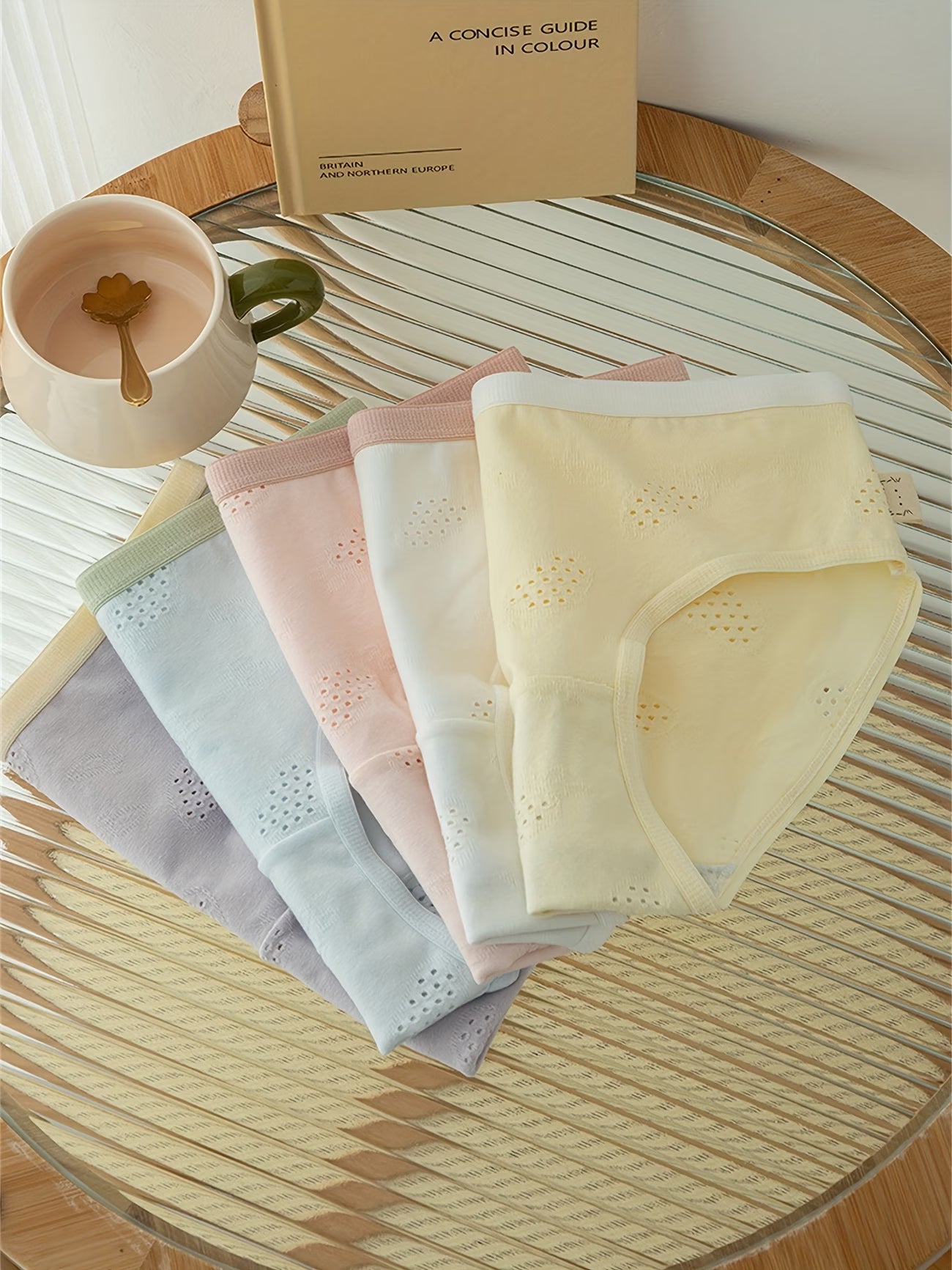 Women’s Seamless Cotton Panty | Soft Mid Waist Everyday Brief | Stretchable Comfortable Innerwear for Women(PACK OF 5)